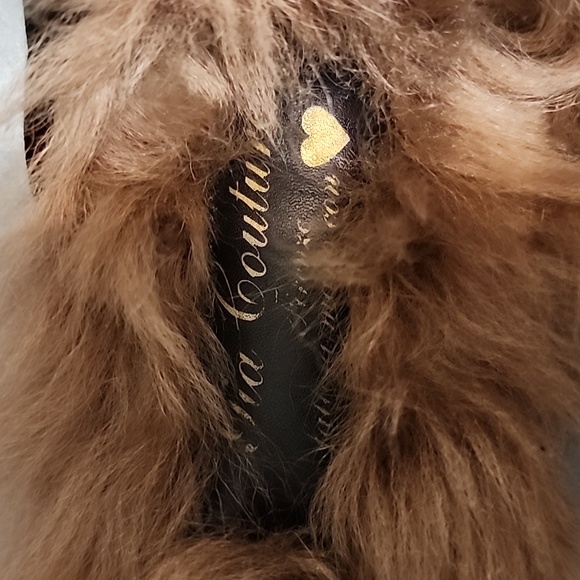 New authentic Gia couture fury mules made in Italy size 37 - Picture 3 of 8